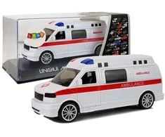 Lean Toys Greitosios pagalbos auttomobilis su garsu Inna