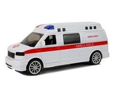 Lean Toys Greitosios pagalbos auttomobilis su garsu Inna