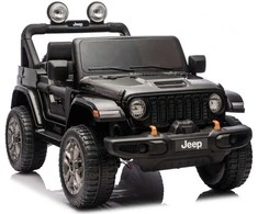 Lean Cars Juodas elektrinis automobilis Jeep Rubicon DK-JWR556