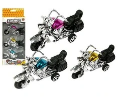 Lean Toys Trijų žaislinių motociklų rinkinys