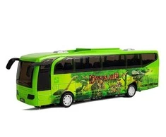 Lean Toys Ekskursinis autobusiukas su šviesomis ir garsais