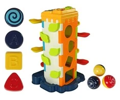 Lean Toys Edukacinis figūrėlių žaidimas 4 aukštų su melodijomis