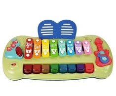 Interaktyvus vaikų žaislas Lean Toys pianinas-ksilofonas