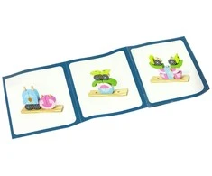 Medinė erdvinė dėlionė vaikams Lean Toys Pelėda 3D