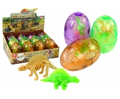 Kiaušinis su 2 dinozaurų figūrėlėmis Lean Toys, 9 cm