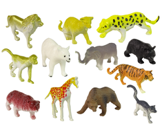 Lean Toys Figūrėlių rinkinys Safari gyvūnai, 34 el.