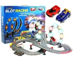 Tor Lean Toys Magnetinė lenktynių trasa