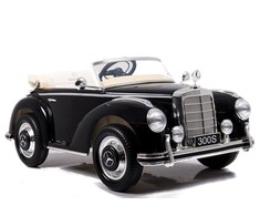 Lean Cars Vienvietis vaikiškas elektromobilis Mercedes 300S LS-618, juodas blizgus