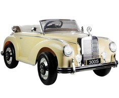 Lean Cars Vaikiškas elektromobilis Mercedes-Benz 300S, smėlio spalvos