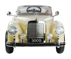 Lean Cars Vaikiškas elektromobilis Mercedes-Benz 300S, smėlio spalvos