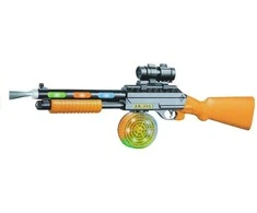 Žaislinis šautuvas Lean Toys AK 868-1 su šviesos ir garso efektais, 60 cm