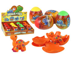 Žaislinis dinozauras kiaušinyje Lean Toys, 6 cm