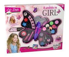 Lean Toys Makiažo ir nagų priežiūros rinkinys vaikams Drugelis LeanToys, 1 vnt.