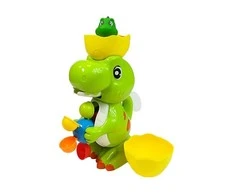 Lean Toys Vonios žaislas Dinozauras su malūnėliu