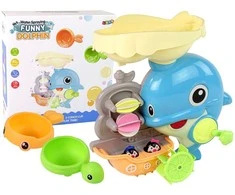 Vonios žaislas Lean Toys delfinas su kriokliu, 30x30x11 cm