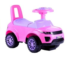 Lean Cars Mašina-paspirtukas su šviesa leanToys 613W, rožinis