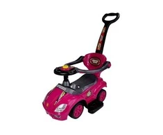Lean Cars Paspiriama mašinėlė-stumdukas Mega Car 3in1