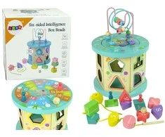 Lean Cars Lean Toys Edukacinis medinis mokomasis kubas