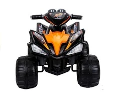Lean Cars Vidutinio dydžio Quad Juodas - Elektrinė važiuojanti transporto priemonė