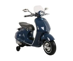 Lean Cars Elektrinis motoroleris vaikams Vespa GTS 300, mėlynas