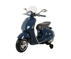 Lean Cars Elektrinis motoroleris vaikams Vespa GTS 300, mėlynas