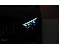 Dvivietis vaikiškas elektromobilis Lean Cars Mercedes AMG SL63, juodas