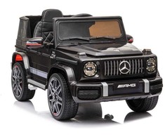 Vienvietis vaikiškas elektromobilis Lean Cars Mercedes G63 AMG, juodas