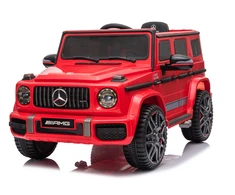 Lean Cars Raudonas Mercedes G63 akumuliatorinis automobilis vaikams