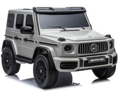 Lean Cars Vaikiškas elektromobilis Mercedes G63 XXL, šviesiai pilkas