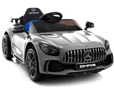 Lean Cars Vienvietis vaikiškas elektromobilis Mercedes GTR, sidabrinis