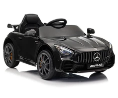Lean Cars Juodas Mercedes GTR akumuliatorinis automobilis vaikams