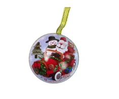 Lean Toys Kalėdinis burbulas, 7 cm