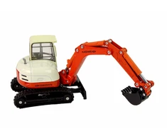 Lean Toys Metalinis ekskavatorius su kilnojamu kranu LeanToys