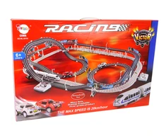 Lean Toys Žaislinis lenktynių rinkinys