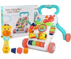 Lean Toys Interaktyvus vaikiškas stumdukas su mikrofonu