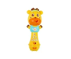 Lean Toys Interaktyvus vaikiškas stumdukas su mikrofonu