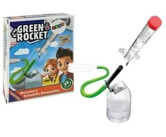 Lean Toys Edukacinis rinkinys Suspausto oro raketa LeanToys