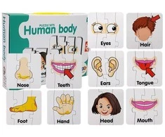 Lean Toys Edukacinė dėlionė