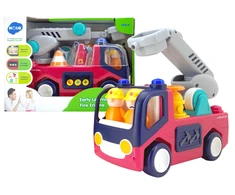 Lean Toys Interaktyvi žaislinė gaisrinė mašina su garsais Hola