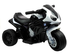 Lean Cars Trijų ratų elektrinis motociklas vaikams L-Toys BMW S1000RR, juodas