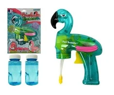 Lean Toys Muilo burbulų pistoletas Flamingas