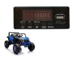 Lean Cars Muzikinis skydelis elektromobiliui XMX613 24V