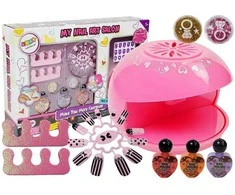 Lean Toys Vaikiškas nagų puošybos rinkinys su nagų džiovintuvu