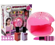 Lean Toys Vaikiškas nagų puošybos rinkinys su nagų džiovintuvu