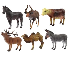 Figūrėlių rinkinys Gyvūnai Lean Toys, 6 vnt.