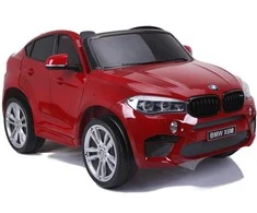 Lean Cars Elektrinis visureigis BMW X6M, raudonas, Raudona