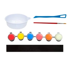 Lean Toys Kūrybinis rinkinys pelėdų magnetams su fluorescenciniais dažais