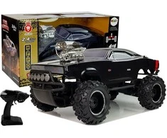 Lean Toys Visureigis 4x4 su nuotolinio valdymo pultu 1:10, juodas, 6 m.+