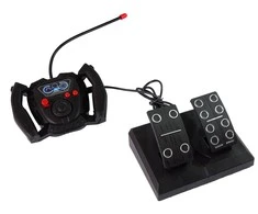 Lean Toys Nuotoliniu būdu valdomas ugniagesių automobilis su garsu