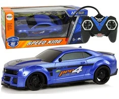Lean Toys Nuotoliniu būdu valdomas sportinis automobilis 1:24 mėlynas